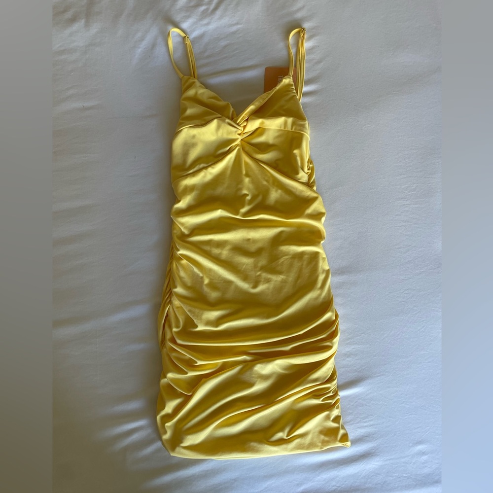 Yellow Mini Dress
